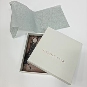 Material Good Jewelry Gift Box White Empty Marble Pattern Interior 4.5"x 5"